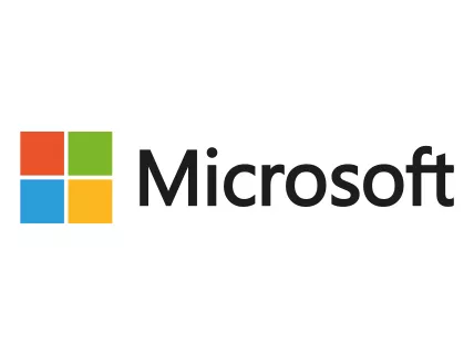 Logo van het bedrijf Microsoft uit Amerika die maatschappelijk betrokken is en trotse sponsor is van Oorlogsmuseum Medemblik