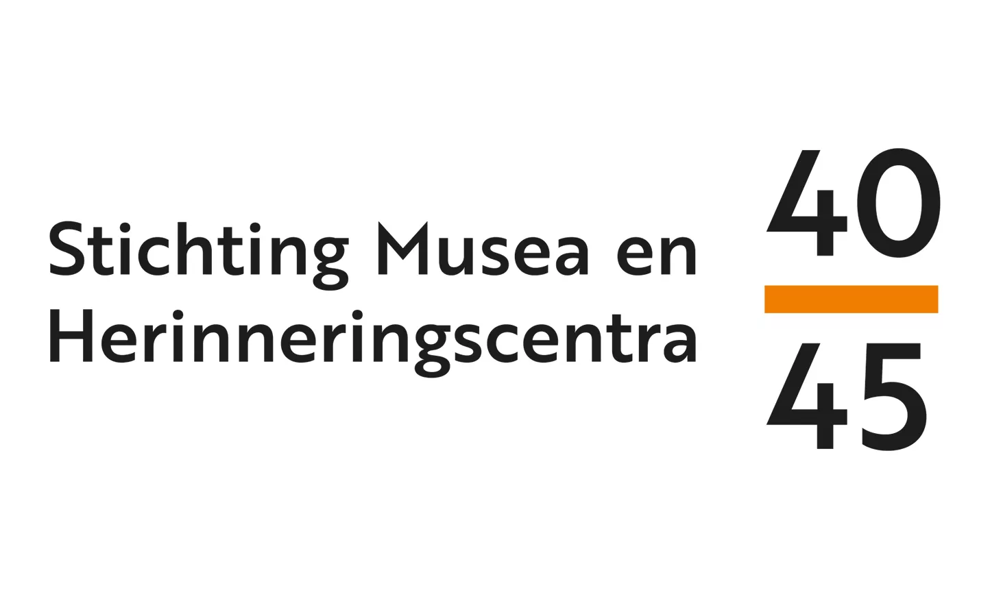 Logo van SMH '40 - '45 die een maatschappelijke samenwerking heeft met Oorlogsmuseum Medemblik, Stichting Musea en Herinneringscentra '40-'45