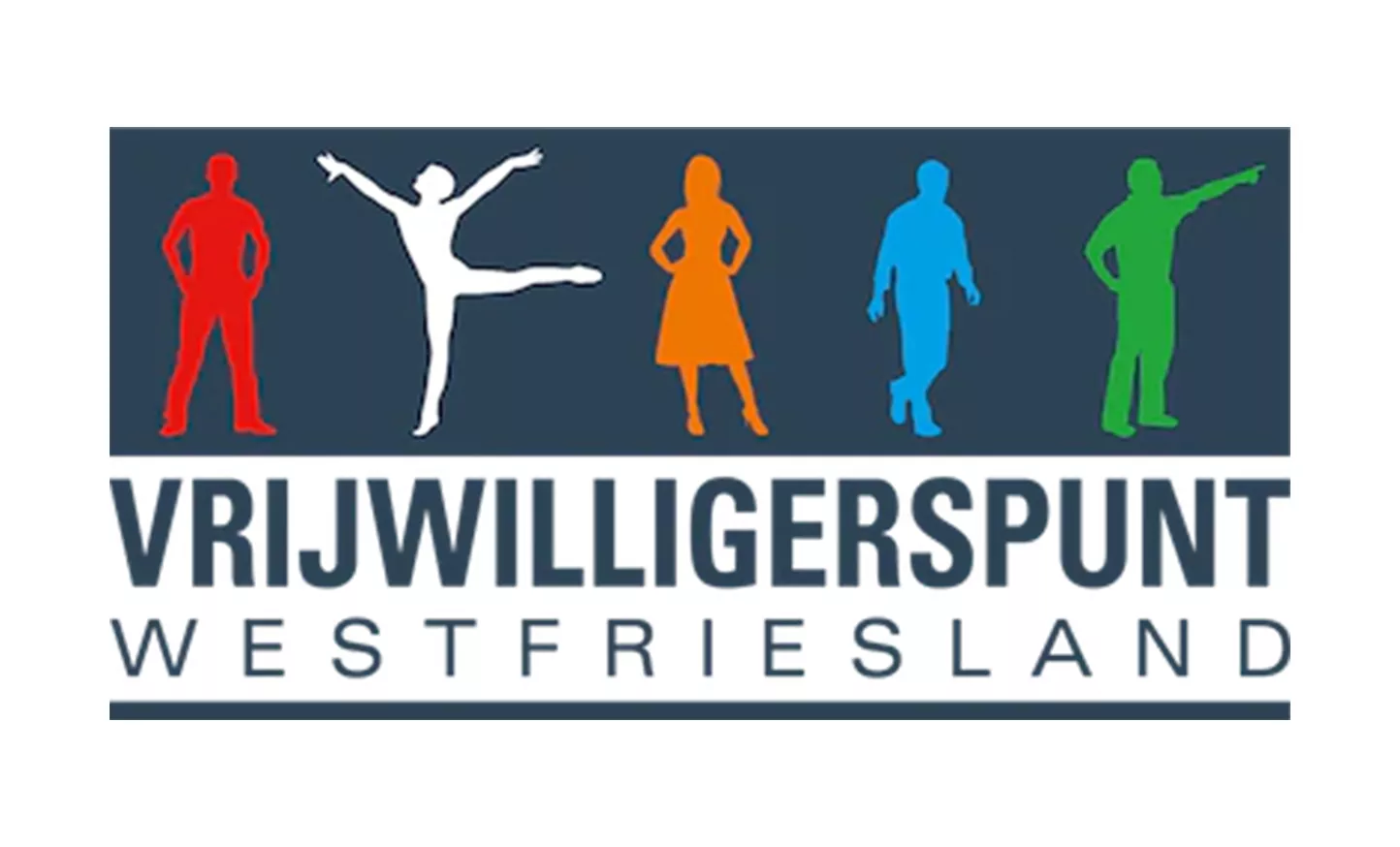 Logo van Vrijwilligerspunt West-Friesland uit Hoorn die een maatschappelijke samenwerking heeft met Oorlogsmuseum Medemblik