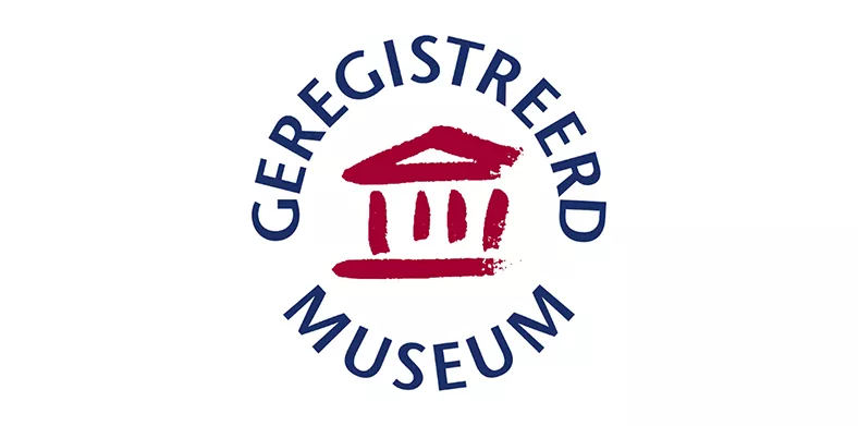Logo Geregistreerd Museum van de Museumregistratie, Oorlogsmuseum Medemblik is Geregistreerd Museum voor de Museumkaart