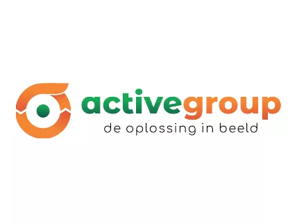 Logo van het bedrijf Active Group uit Harderwijk die maatschappelijk betrokken is en trotse sponsor is van Oorlogsmuseum Medemblik